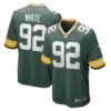 Reggie White Green Bay Packers Green Home Game Jersey - All Stitched