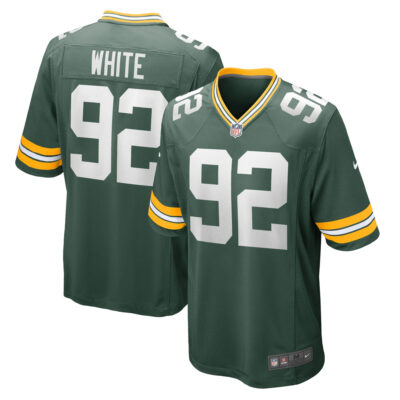 Reggie White Green Bay Packers Green Home Game Jersey - All Stitched