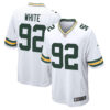 Reggie White Green Bay Packers White Road Game Jersey - All Stitched