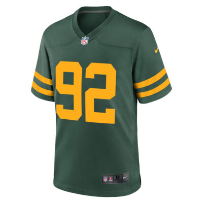 Alternative view of Reggie White Green Bay Packers Green Classic Game Jersey - All Stitched