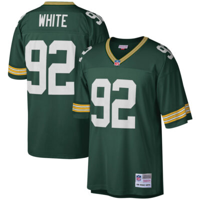 Reggie White Green Bay Packers Green Legacy Jersey - All Stitched