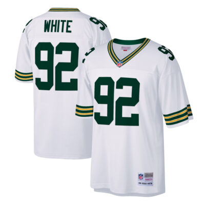 Reggie White Green Bay Packers White Legacy Jersey - All Stitched