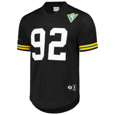 Alternative view of Reggie White Green Bay Packers Black Legacy Jersey - All Stitched