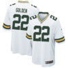 Matthew Golden Green Bay Packers White Road Game Jersey - All Stitched