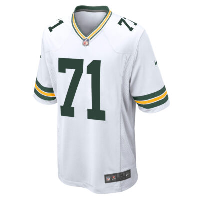 Alternative view of Anthony Belton Green Bay Packers White Road Game Jersey - All Stitched