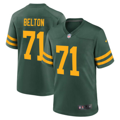 Anthony Belton Green Bay Packers Green Classic Game Jersey - All Stitched