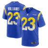Kyren Williams Los Angeles Rams Royal Blue Home Game Jersey - All Stitched