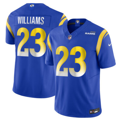 Kyren Williams Los Angeles Rams Royal Blue Home Vapor F.U.S.E Limited Jersey - All Stitched