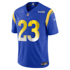 Alternative view of Kyren Williams Los Angeles Rams Royal Blue Home Vapor F.U.S.E Limited Jersey - All Stitched