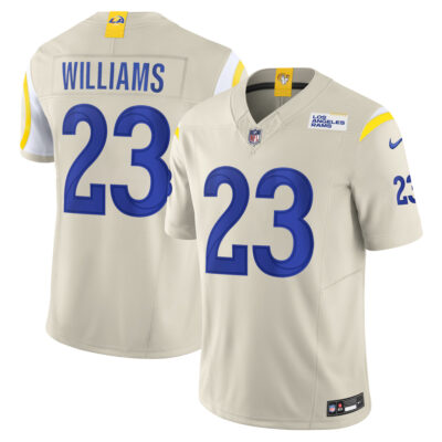Kyren Williams Los Angeles Rams Bone Alternate Vapor F.U.S.E Limited Jersey - All Stitched
