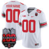 Custom Ohio State Buckeyes Football White Game Jersey w/ 100th Anniversary Patch - All Stitched