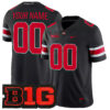 Custom Ohio State Buckeyes Football Black Game Jersey - All Stitched