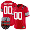 Custom Ohio State Buckeyes Football Scarlet Alternate Game Jersey w/ 100th Anniversary Patch - All Stitched