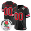 Custom Ohio State Buckeyes Football Black Vapor F.U.S.E Limited Jersey w/ Rose Bowl Patch - All Stitched