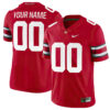 Custom Ohio State Buckeyes Football Scarlet Game Jersey - All Stitched