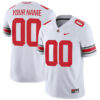 Custom Ohio State Buckeyes Football White Game Jersey - All Stitched