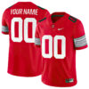 Custom Ohio State Buckeyes Football Scarlet Alternate Game Jersey - All Stitched