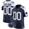 Custom Penn State Nittany Lions Football Navy Alternate Vapor F.U.S.E Limited Jersey - All Stitched
