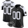 Custom Penn State Nittany Lions Football Black Alternate Vapor F.U.S.E Limited Jersey - All Stitched