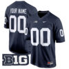 Custom Penn State Nittany Lions Football Navy Jersey - All Stitched