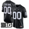 Custom Penn State Nittany Lions Football Black Jersey - All Stitched