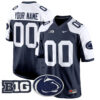 Custom Penn State Nittany Lions Football Navy Alternate Jersey - All Stitched