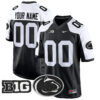 Custom Penn State Nittany Lions Football Black Alternate Jersey - All Stitched