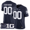 Custom Penn State Nittany Lions Football Navy Game Jersey - All Stitched