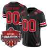 Custom Ohio State Buckeyes Football Black Vapor F.U.S.E Limited 2024 CFP Champions Jersey - All Stitched
