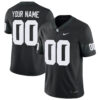 Custom Michigan State Spartans Football Black Game Jersey - All Stitched