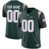 Custom Michigan State Spartans Football Green Alternate Game Jersey - All Stitched