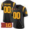 Custom USC Trojans Football Black Vapor F.U.S.E Limited Jersey w/ B1G Patch - All Stitched