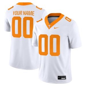 Custom Tennessee Volunteers Football White Game Jersey - All Stitched
