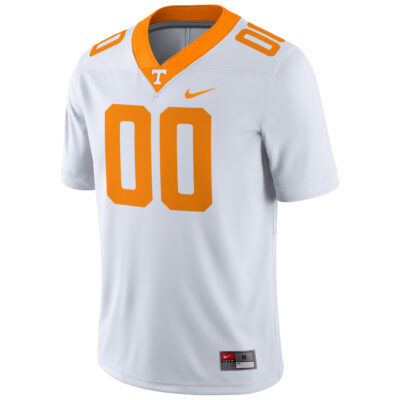 Alternative view of Custom Tennessee Volunteers Football White Game Jersey - All Stitched