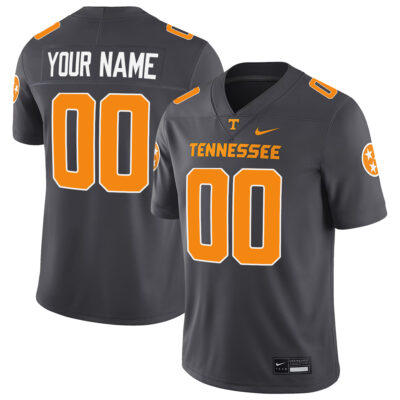Custom Tennessee Volunteers Football Smokey Grey Tennessee State Jersey - All Stitched