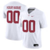 Custom Alabama Crimson Tide Football White Game Jersey - All Stitched