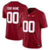 Custom Alabama Crimson Tide Football Crimson Jersey - All Stitched