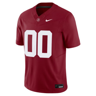 Alternative view of Custom Alabama Crimson Tide Football Crimson Jersey - All Stitched