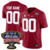Custom Alabama Crimson Tide Football Sugar Bowl Crimson Game Jersey - All Stitched