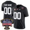Custom Alabama Crimson Tide Football Sugar Bowl Black Jersey - All Stitched