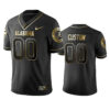 Custom Alabama Crimson Tide Football Black Gold Jersey - All Stitched