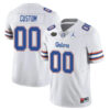 Custom Florida Gators Football White Vapor F.U.S.E Limited Jersey w/ SEC Patch - All Stitched