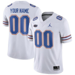 Custom Florida Gators Football White Away Jersey - All Stitched