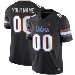 Custom Florida Gators Football Black Alternate Jersey - All Stitched