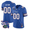 Custom Florida Gators Football Royal Blue Vapor F.U.S.E Limited Jersey - All Stitched