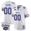 Custom Florida Gators Football White Vapor F.U.S.E Limited Jersey - All Stitched