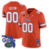 Custom Florida Gators Football Orange Vapor F.U.S.E Limited Jersey - All Stitched