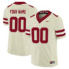 Custom Oklahoma Sooners Football Cream Alternate Game Jersey - All Stitched
