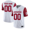 Custom Oklahoma Sooners Football Crimson Sleeve Jersey - All Stitched