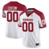 Custom Oklahoma Sooners Football Alternate White Jersey - All Stitched